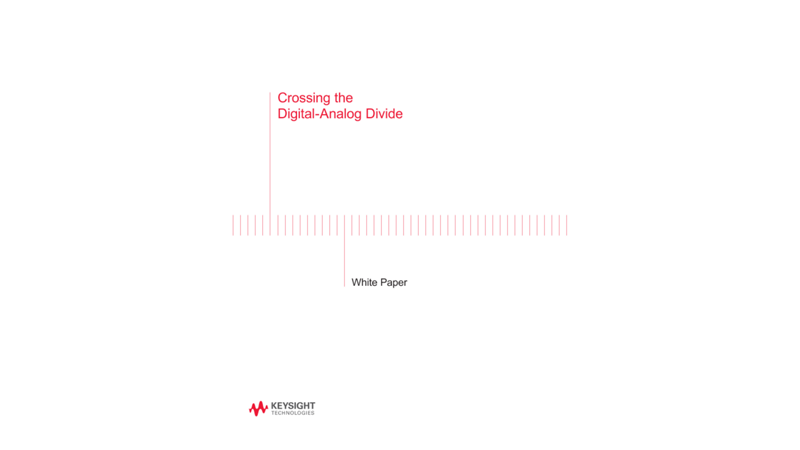 Digital Waveform Signals – Crossing the Digital-Analog Divide